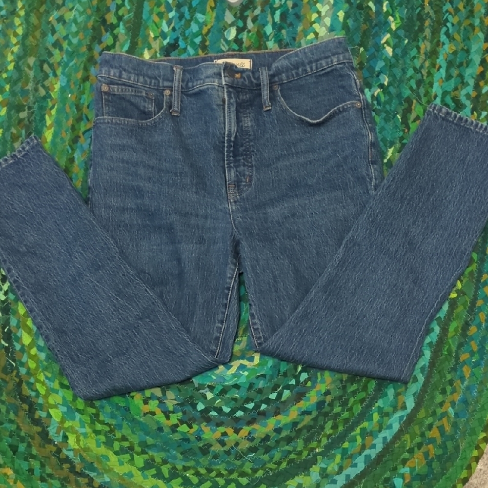 Madewell Medium Blue Straight Leg Women's Jeans